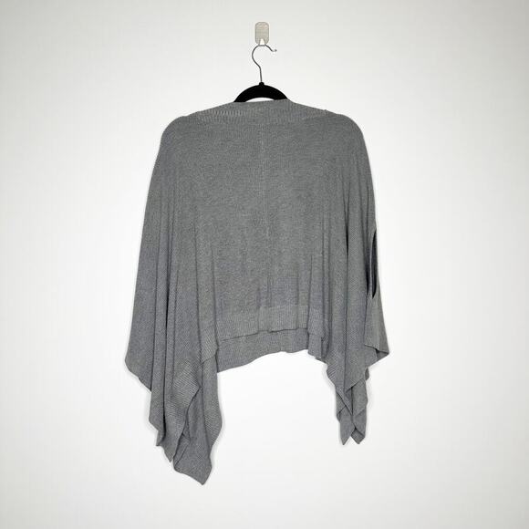 Lululemon Forward Flow Knit Poncho Cashmere Blend Women's Gray One Size O/S - Picture 3 of 4